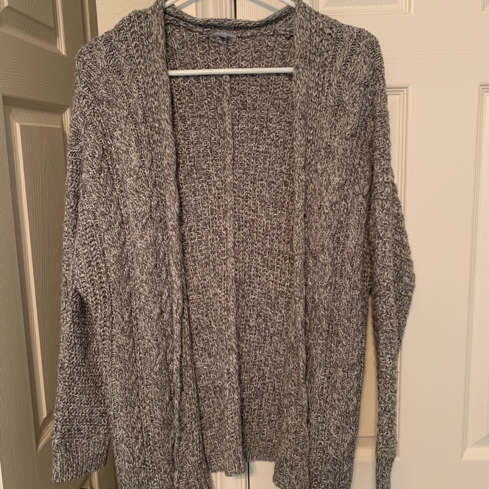 Charlotte Russe gray cardigan sweater